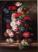 Floral, beautiful classical still life of flowers.059